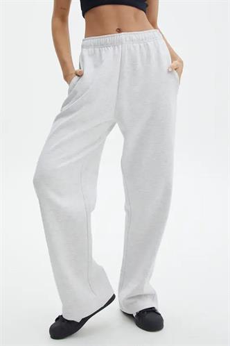 Bej Wide Leg Basic Eşofman Altı MG1916