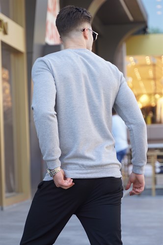 Marl Gray Designed Knitwear Sweater 5964