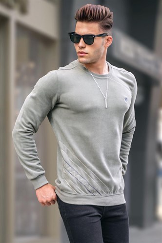Khaki Basic Knitwear Sweater 5965