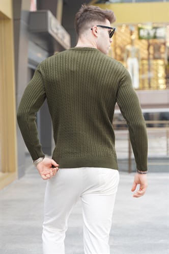 Khaki Knitwear Sweater 5760