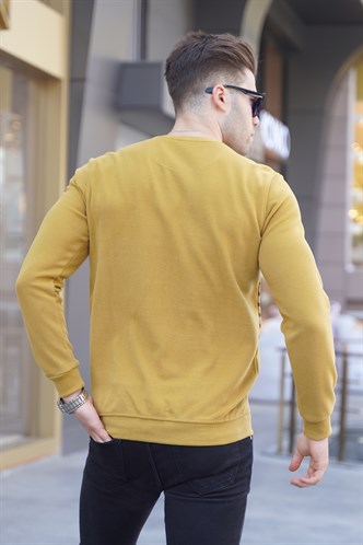 Mustard Striped Knitwear Sweater 5961