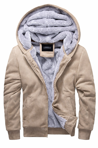 Madmext İçi Kürklü Bej Hırka 22377