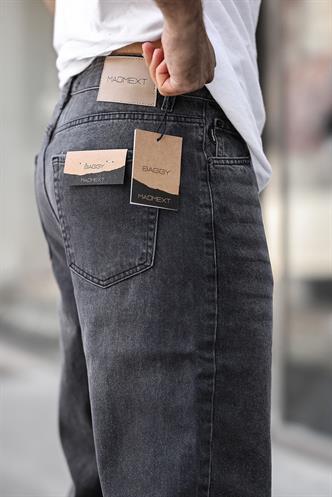 Füme Erkek Yıkamalı Baggy Jean 7216
