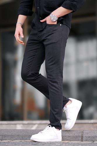 Siyah Slim fit Erkek Jean 6865