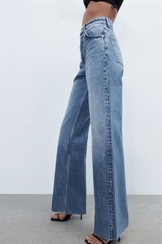 Mavi Palazzo Yüksel Bel Kadın Jean MG1494