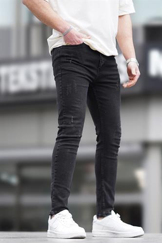Madmext Skinny Fit Siyah Erkek Jean 5712