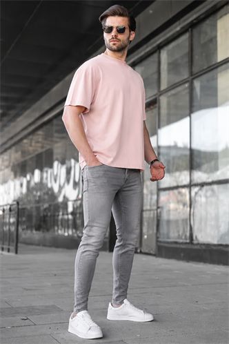 Gray Skinny Fit Jeans 6322