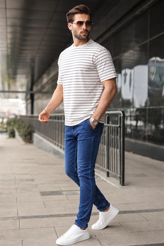 Mavi slim fit Erkek Jean 6863
