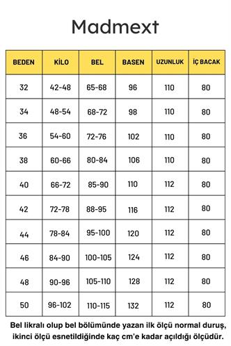 Koyu Mavi Straight Wide Kadın Jean MG2000