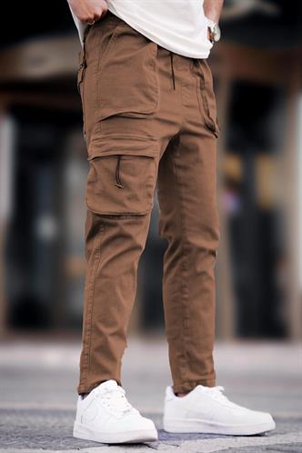 Camel Kargo Cep Erkek Pantolon 6886
