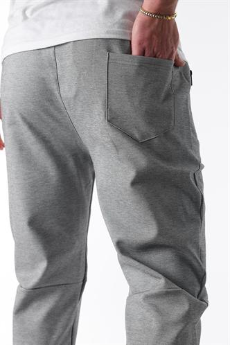 Gri Cep Detaylı Jogger Pantolon 5484