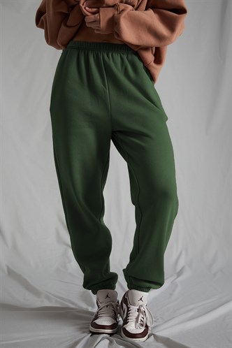 Women Khaki Oversize Sweatpants MG1235