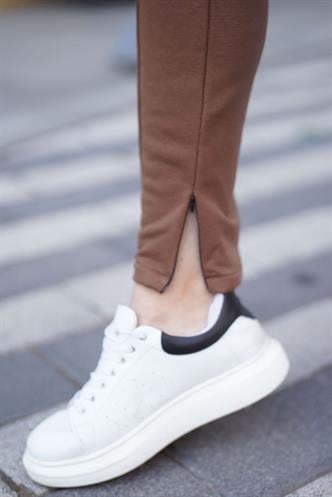 Kahvengi Açık Paça Erkek Eşofman Altı 6515