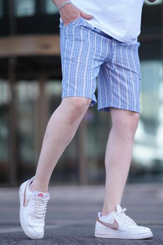 Saks Rahat Kesim Erkek Keten Kapri Şort 6543