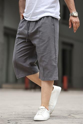 Füme Erkek Keten Kapri Şort 6538