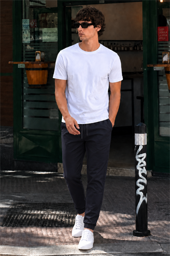 Siyah Erkek Jogger Pantolon 6529