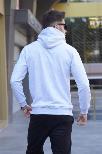 Karmelanj Baskılı Kapüşonlu Sweatshirt 5896