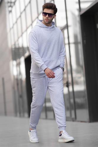 Karmelanj Kapüşonlu Basic Eşofman Takımı 5928