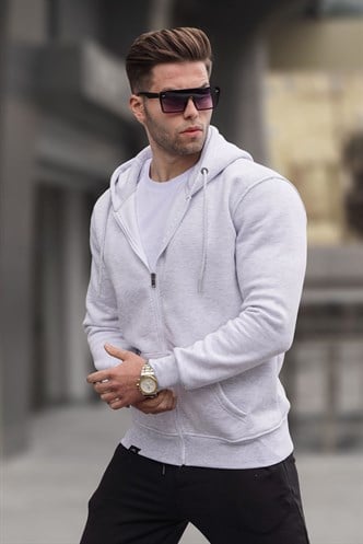 Karmelanj Kapüşonlu Regular Fit Erkek Sweatshirt 6033