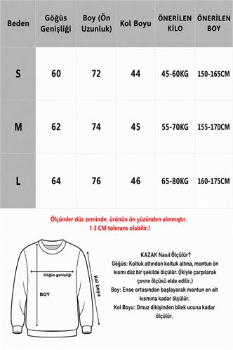 Ekru Bisiklet Yaka Oversize Uzun Kadın Triko Kazak MG2890