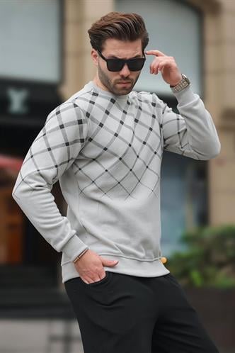 Dye Gray Designed Knitwear Sweater 6019