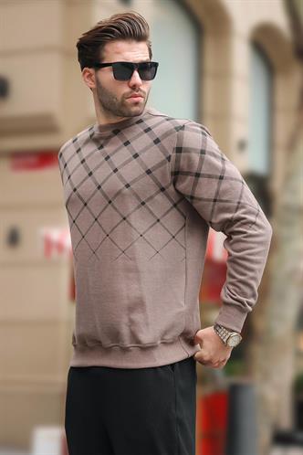 Camel Designed Knitwear Sweater 6019