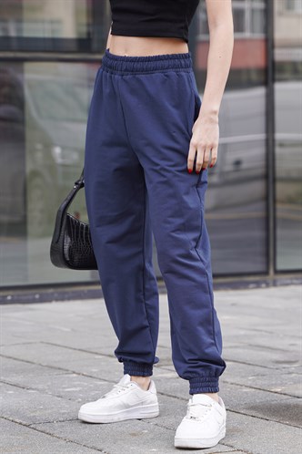 Lacivert Comfort Fit Basic Eşofman Altı MG1635