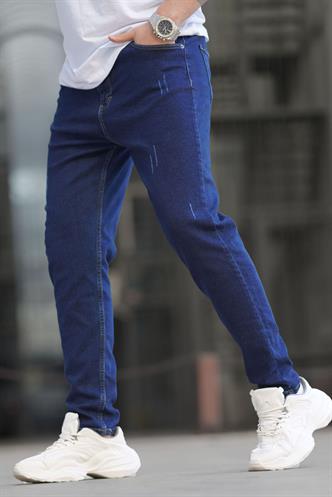 Lacivert Standart Fit Erkek Jean Pantolon 6375