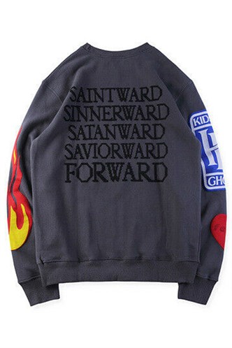 Mad Girls Antrasit Baskılı Oversize Sweatshirt Mg1207