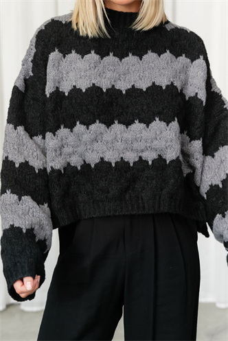 Mad Girls Anthracite Sweater MG1205