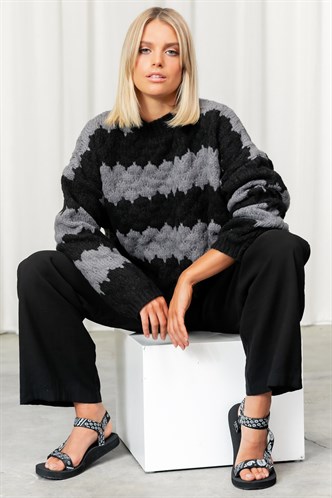 Mad Girls Anthracite Sweater MG1205