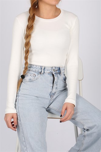 Mad Girls White Bodysuit MG1292