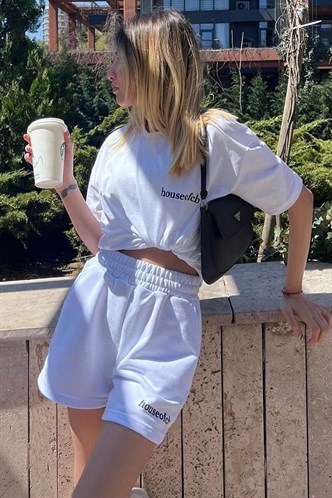 Mad Girls White Shorts Outfit MG1410