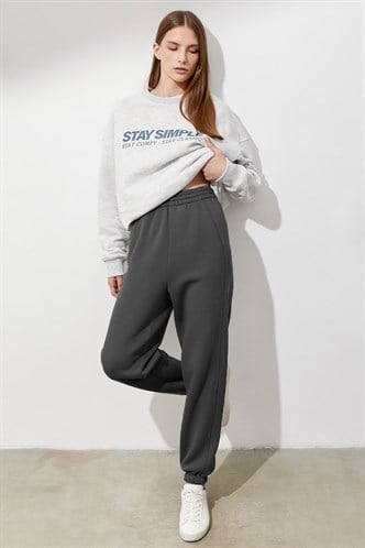 Mad Girls Smoke Gray Sweatpants MG1353