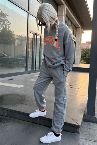 Mad Girls Gray Tracksuit MG944