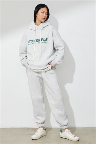 Mad Girls Gray Sweatpants MG1353