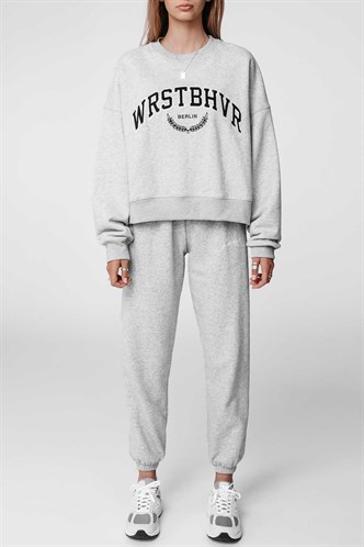 Mad Girls Gray Tracksuit MG835