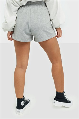 Mad Girls Gri Basic Şort MG1293