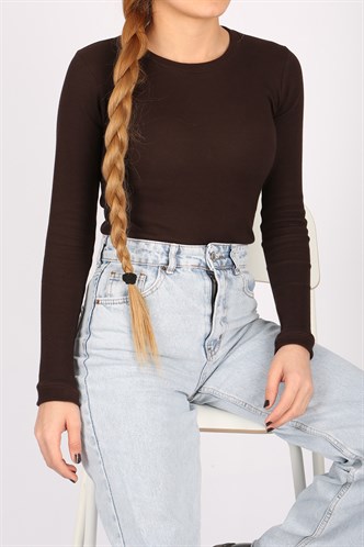 Mad Girls Brown Bodysuit MG1292