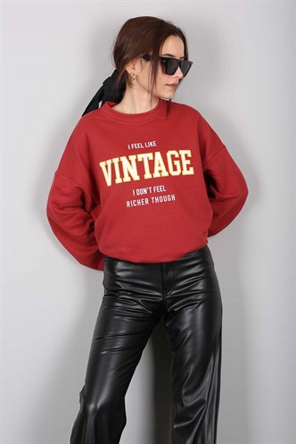 Mad Girls Kiremit Sweatshirt MG970