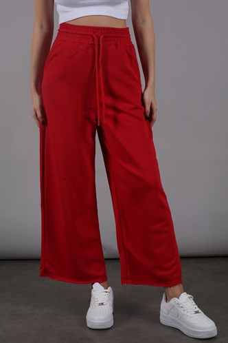Mad Girls Red Bell Bottom Sweatpants MG1100