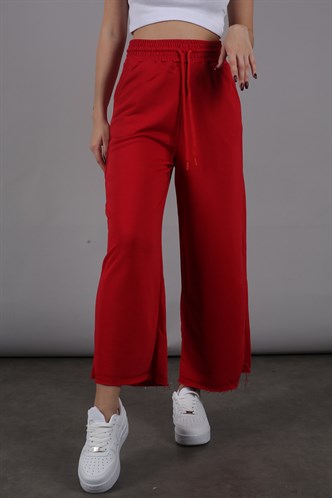 Mad Girls Red Bell Bottom Sweatpants MG1100