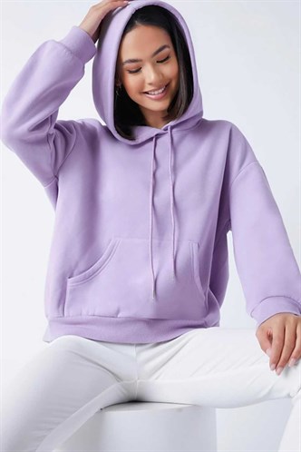 Mad Girls Purple Womens Sweatshirt MG827