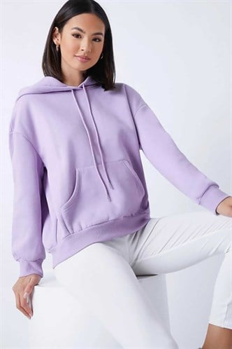 Mad Girls Purple Womens Sweatshirt MG827