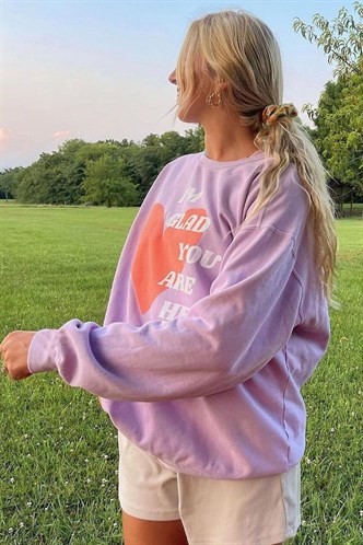 Pink Printed Sweatshirt MG1224
