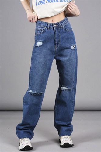 Mad Girls Ripped Blue Jeans MG1158