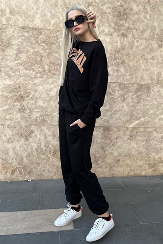 Mad Girls Black Tracksuit MG944
