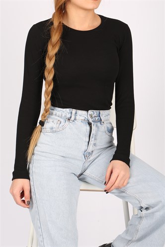 Mad Girls Siyah Fitilli Bodysuit MG1292