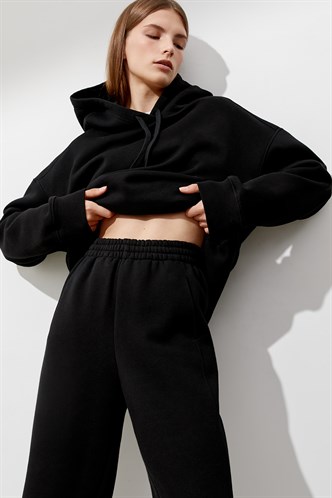 Mad Girls Black Sweatpants MG1353