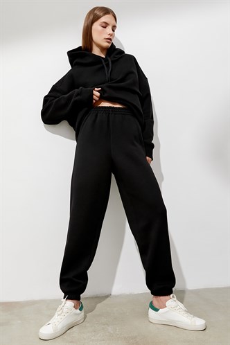 Mad Girls Black Sweatpants MG1353